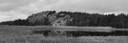 Black/White image of Oxefjäll